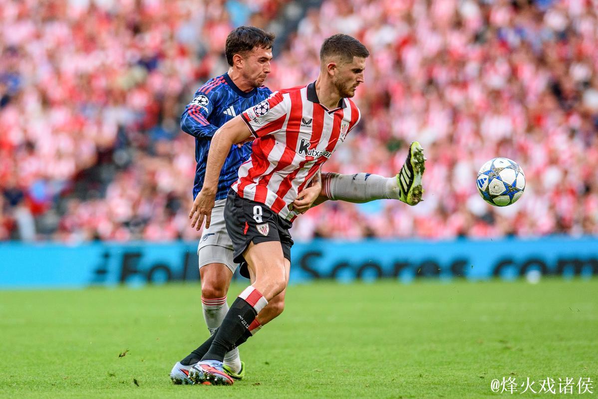 欧冠-马丁内利与特罗萨德建功 阿森纳2-0击败毕尔巴鄂竞技